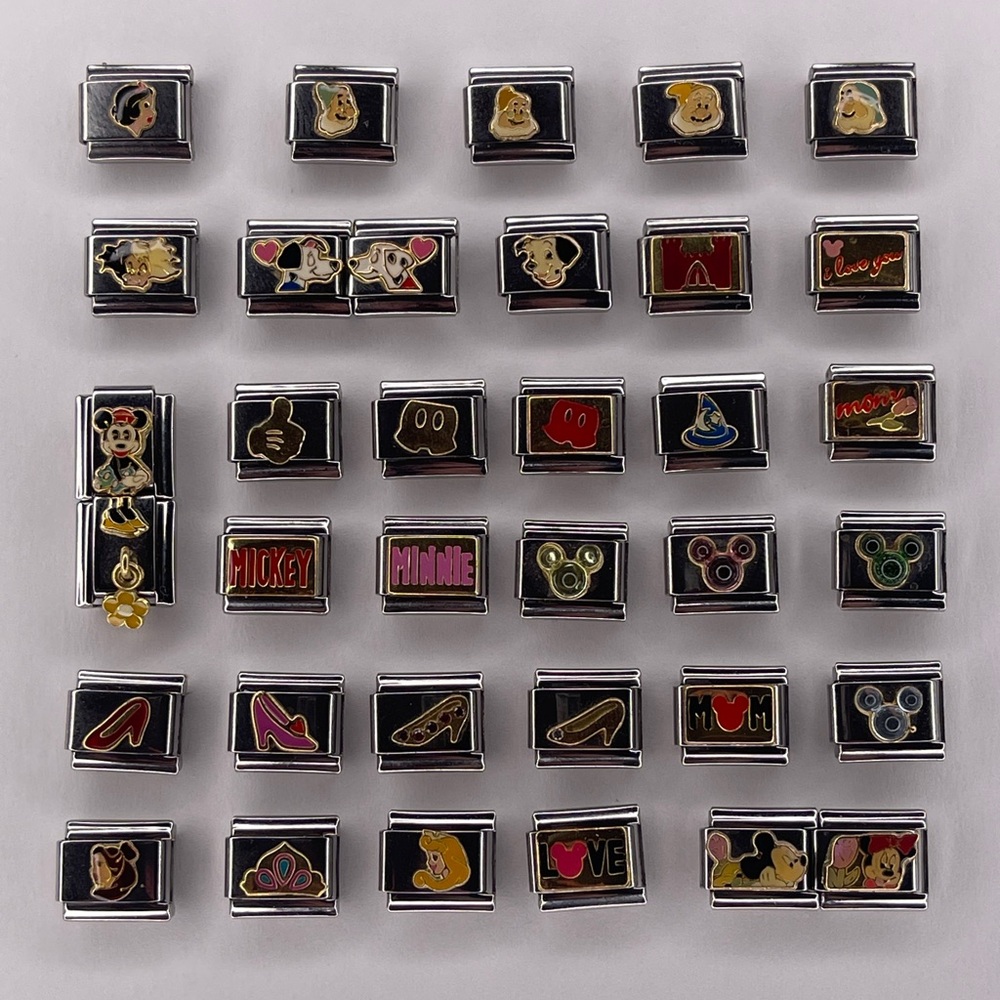 Official Walt Disney Italian Charms Stainless Steel (Choose your own charms!)